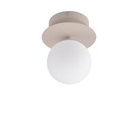 Art Deco Wall Lamp/ Ceiling Light Mud/ White
