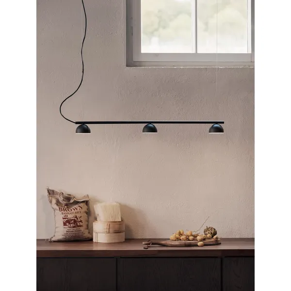 Blush Rail 3 Pendelleuchte Matt Schwarz