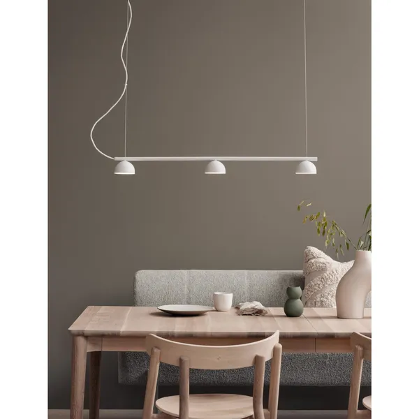 Blush Rail 3 Hanglamp Mat Wit