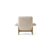 Brasilia Fauteuil Chêne Naturel/Mouton Bouclé