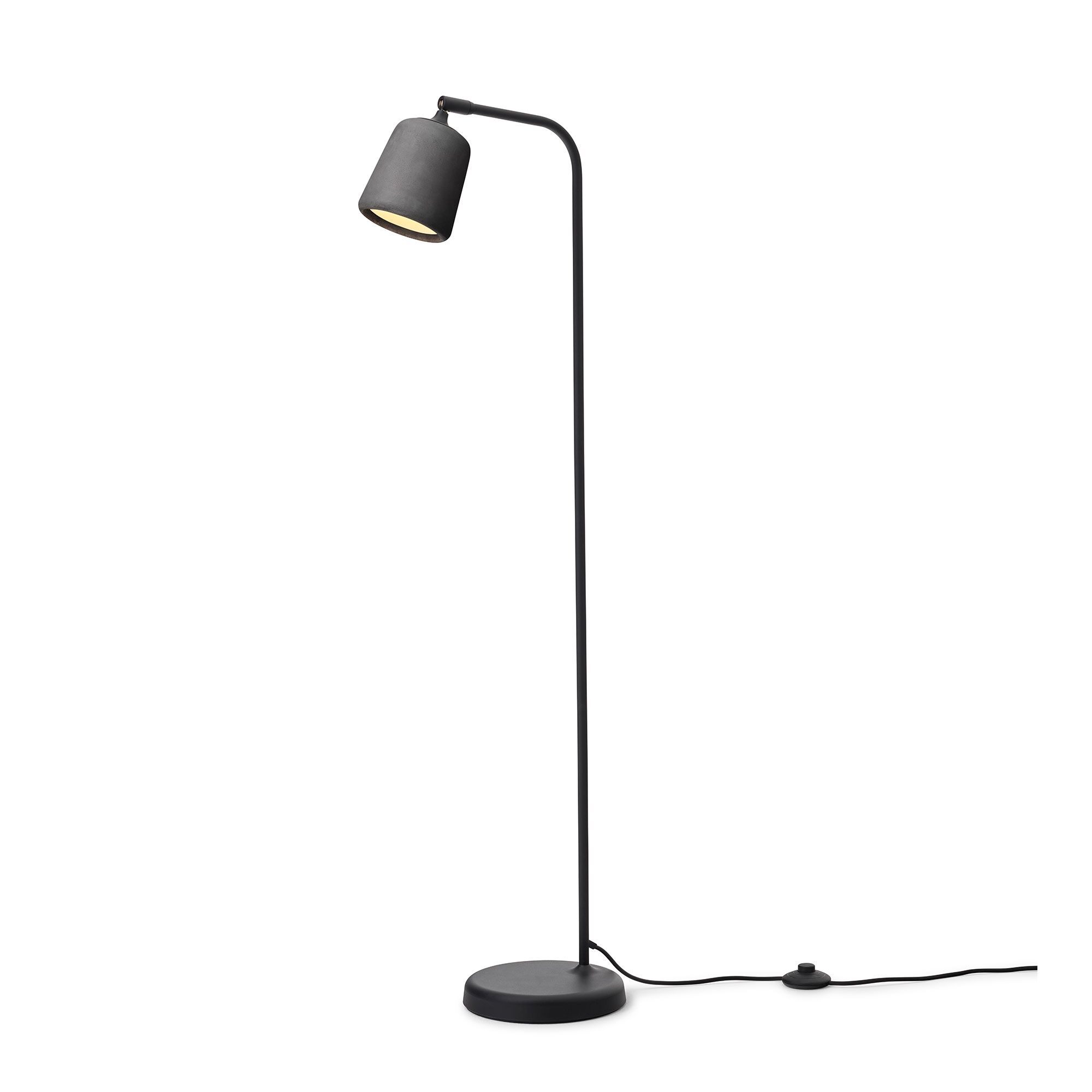 Margin Golvlampa Gr&aring; Cement