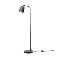 Material Gulvlampe Grå Sement