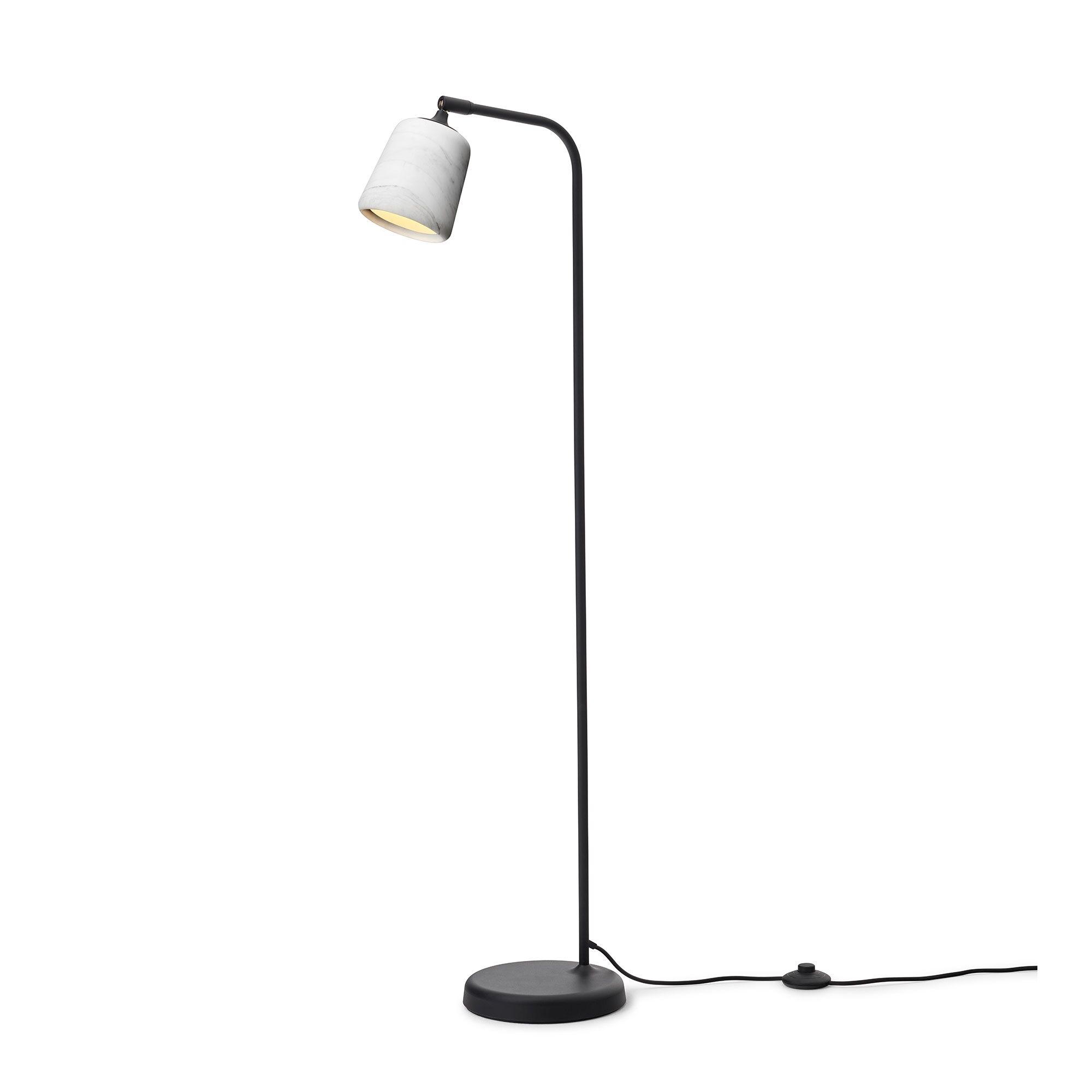 Margin Golvlampa Vit Marmor