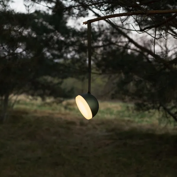 Sphere Lamp Portable Deep Green