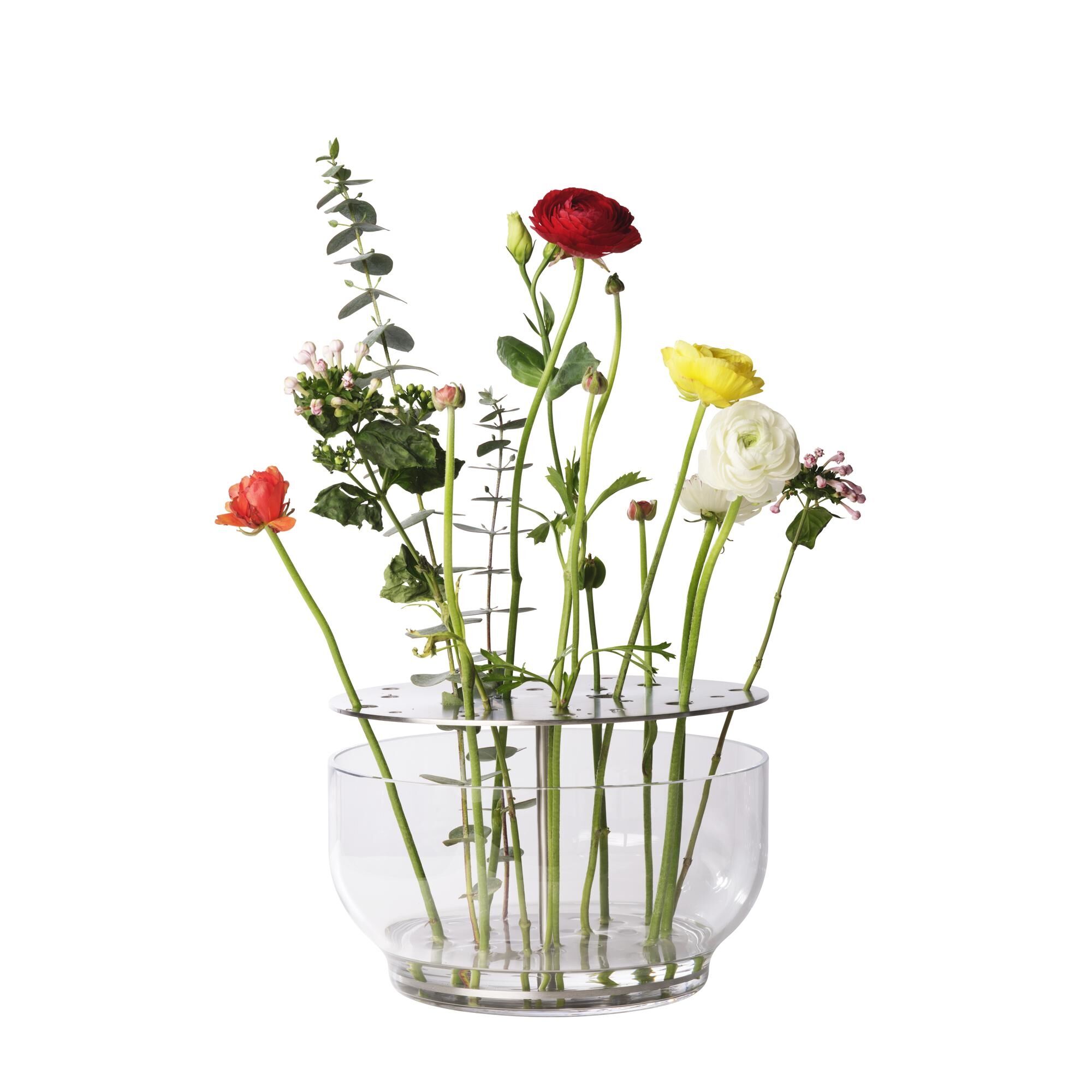 Vase Ikebana en Acier