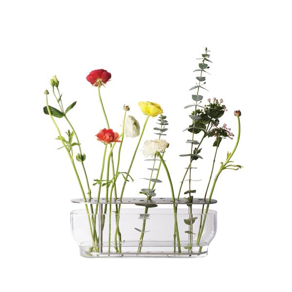 Ikebana Vase Long Steel