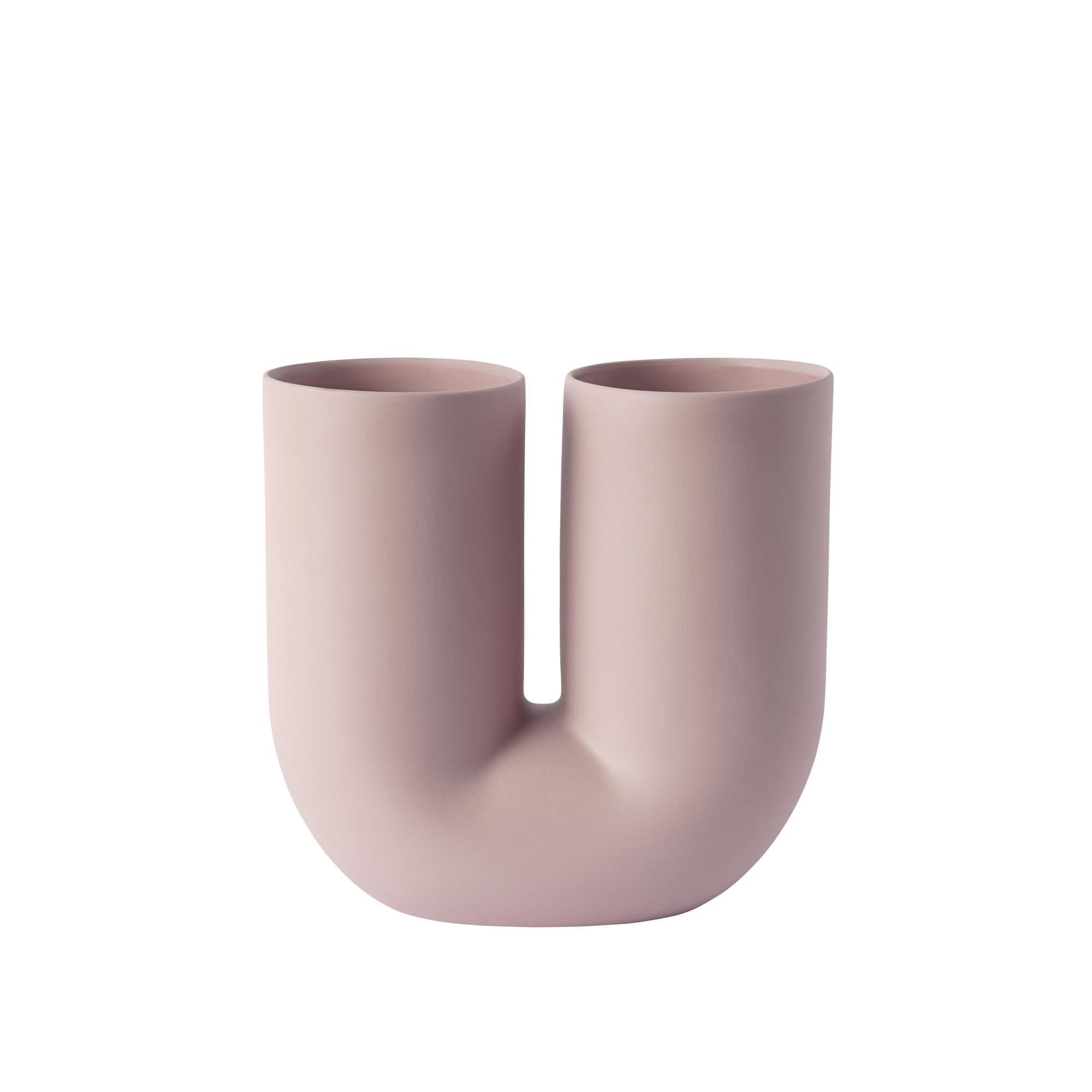 Kink Vase H26 Støvet Lilla