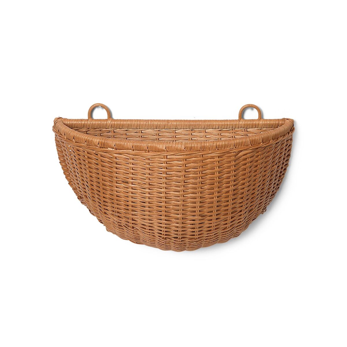 Gevlochten Wandmand Rotan 2 St.