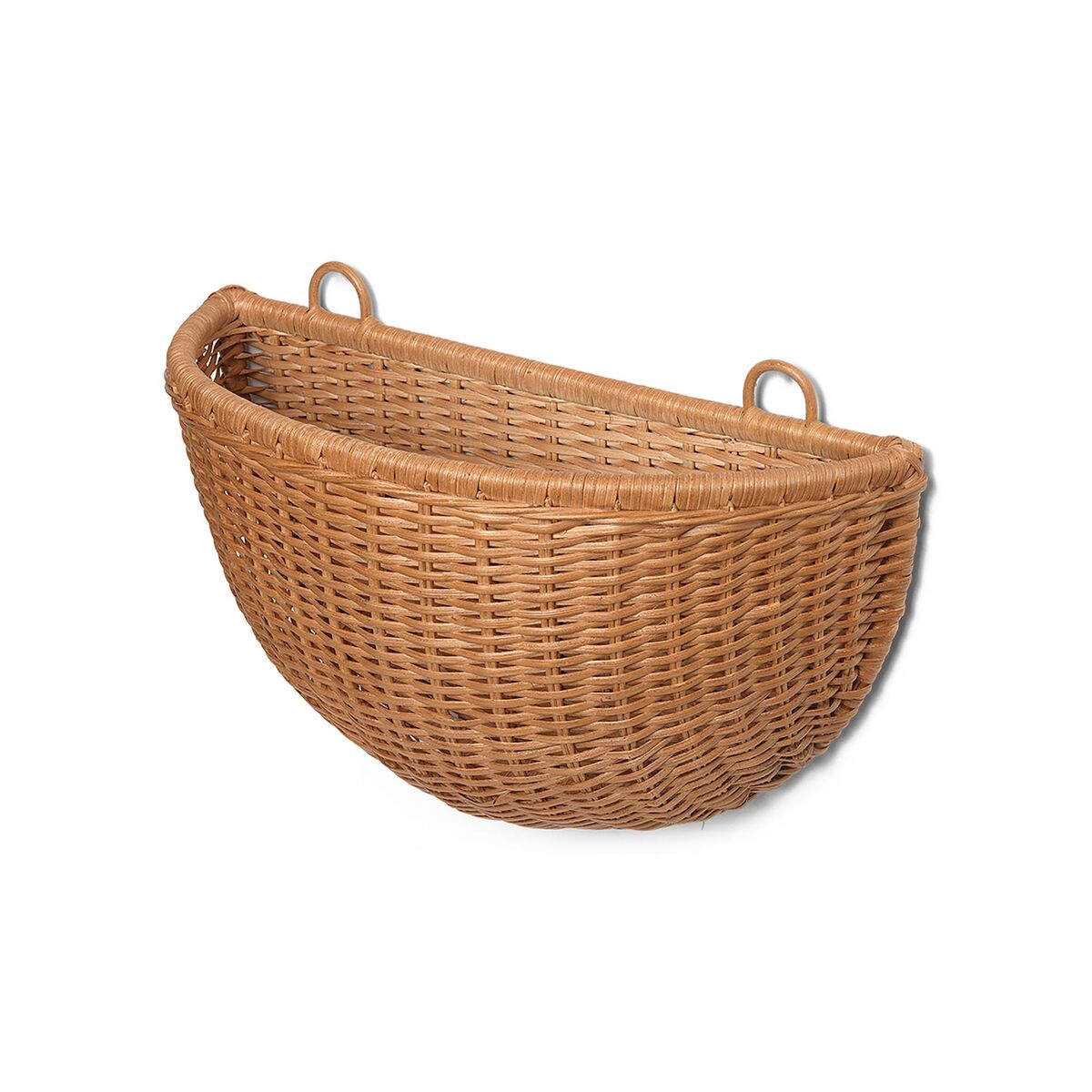 Gevlochten Wandmand Rotan 2 St.