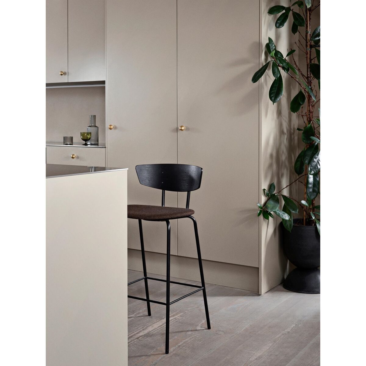 Herman Bar Tabouret Haut Chêne