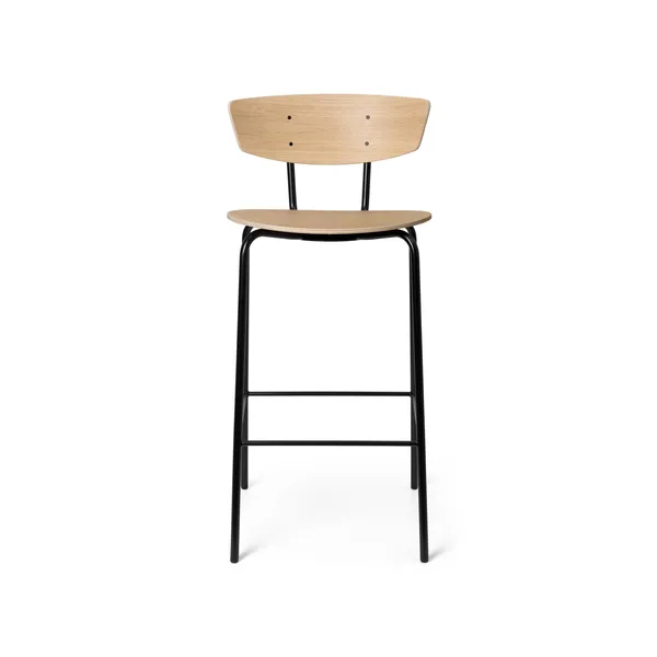 Herman Bar Stool Low Oak