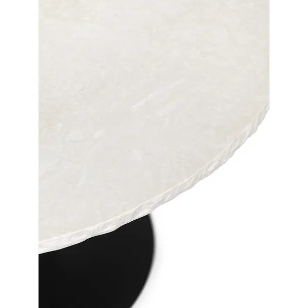 Mineral Tavolo Rotondo Ø90 Marmo Bianco Curia
