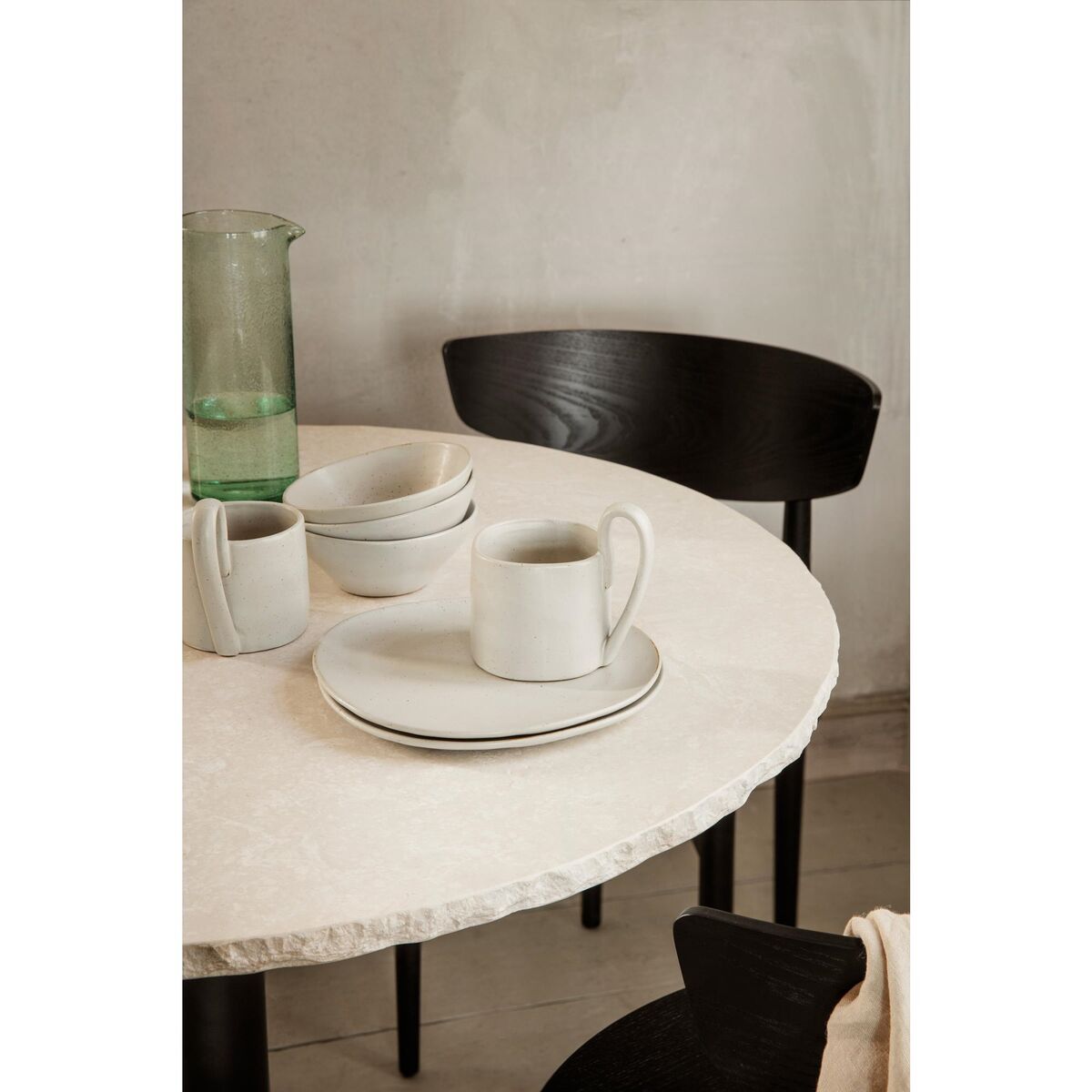 Minerale Ronde Tafel Ø90 Bianco Curia Marmer