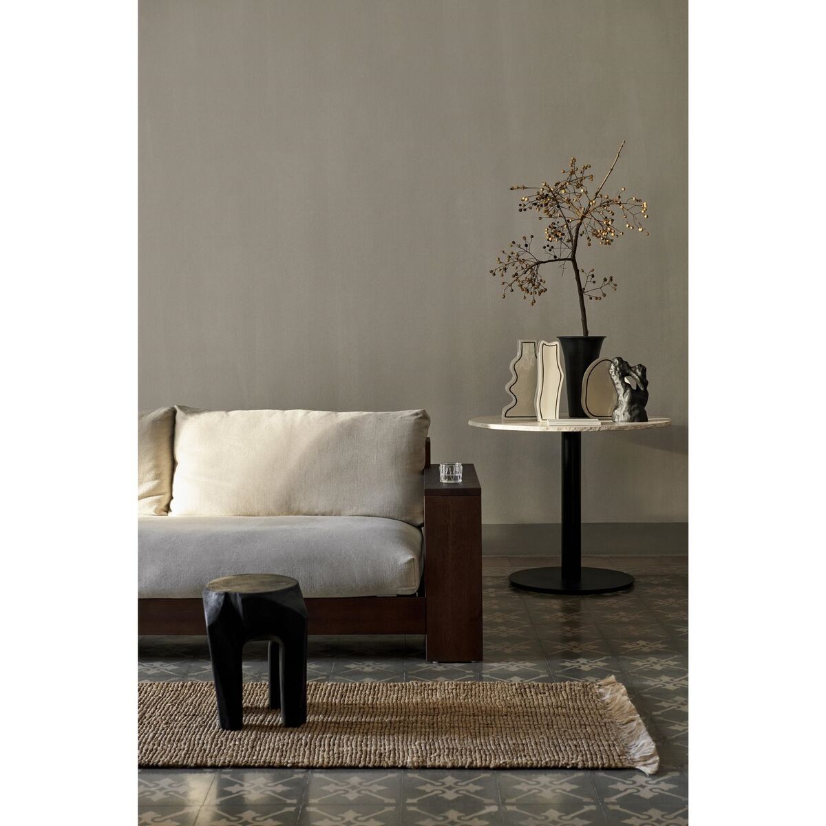 Minerale Ronde Tafel Ø90 Bianco Curia Marmer
