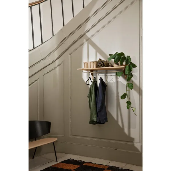 Sector Shelf Oak/Brass