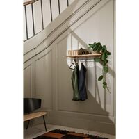 Sector Shelf Oak/Brass