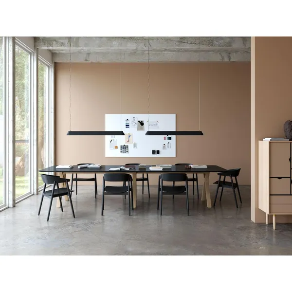 AC2 Sedia da Pranzo con Braccioli Nero