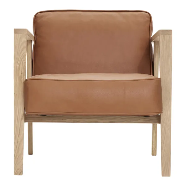 LC1 Sessel Eiche/Cognac Leder