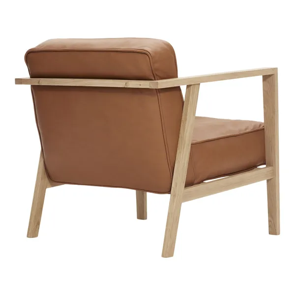 LC1 Sessel Eiche/Cognac Leder