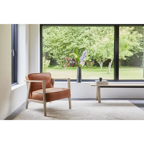 LC1 Sessel Eiche/Cognac Leder