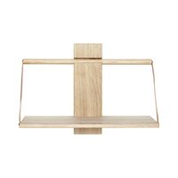 Shelf Wood Wall Medium Egetræ