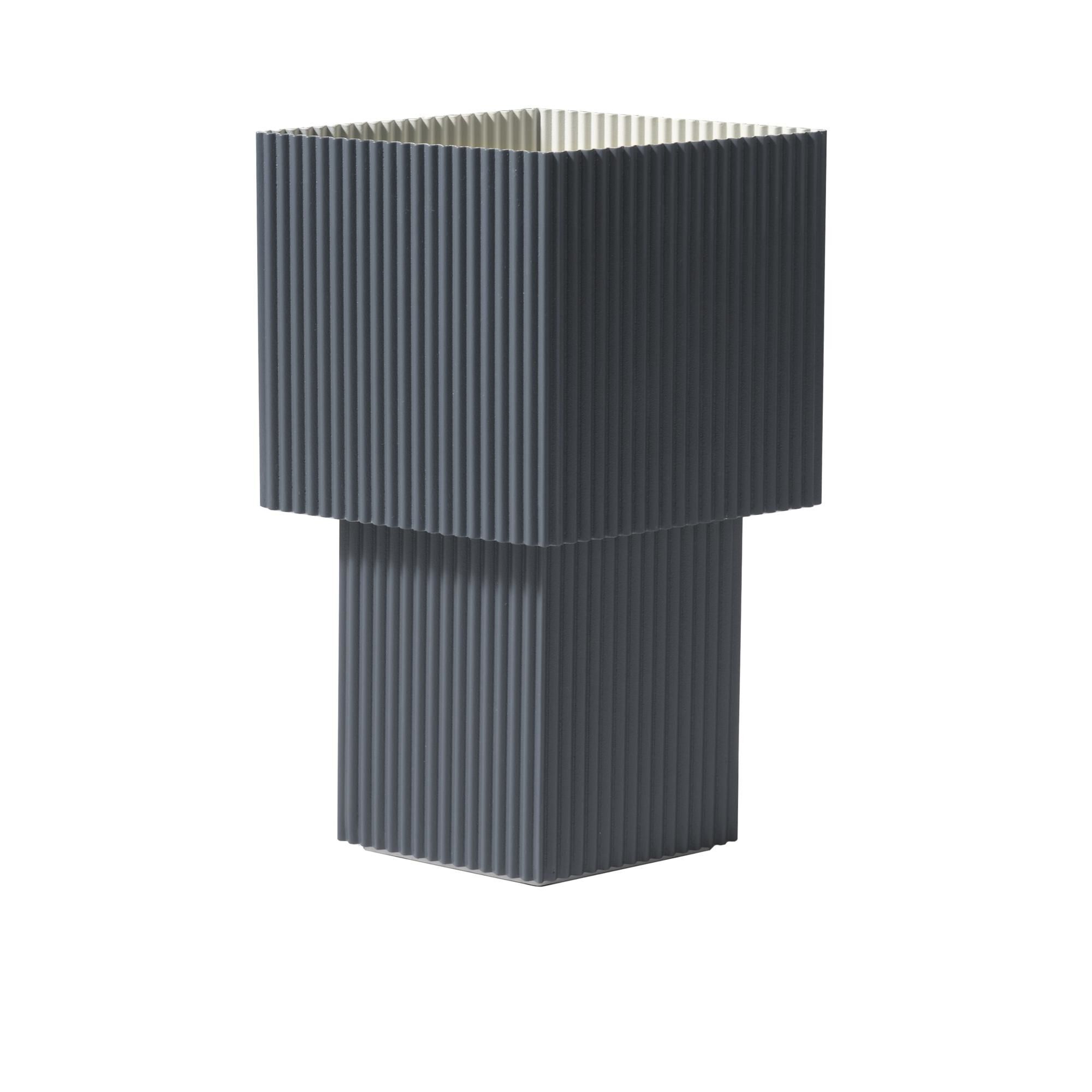 Romb Mini Bordlampe Blue Stone