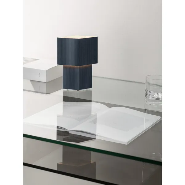 Romb Mini Table Lamp Blue Stone