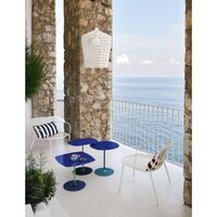 THIERRY Couchtisch 33x50 Blau