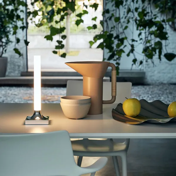 Goodnight Portable Lamp Chrome
