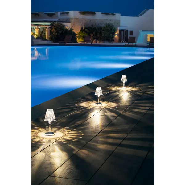 Battery Table Lamp Crystal