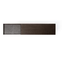 675 H1 Schrank, Dunkle Eiche/Marmor