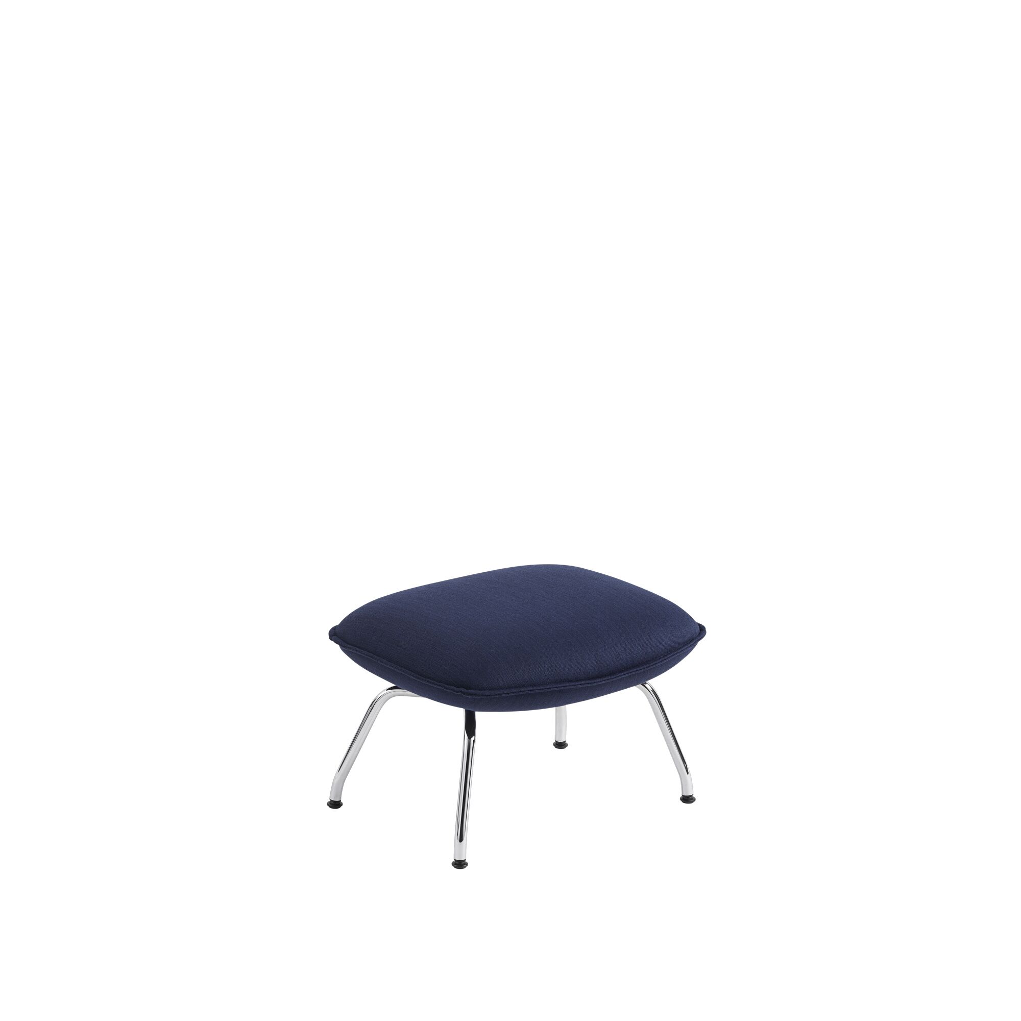Doze Fotskammel Trukket Butler 782/ Krom