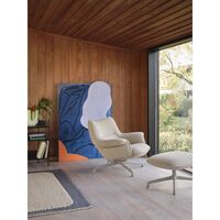 Doze Ottoman Upholstered Balder 782/Chrome