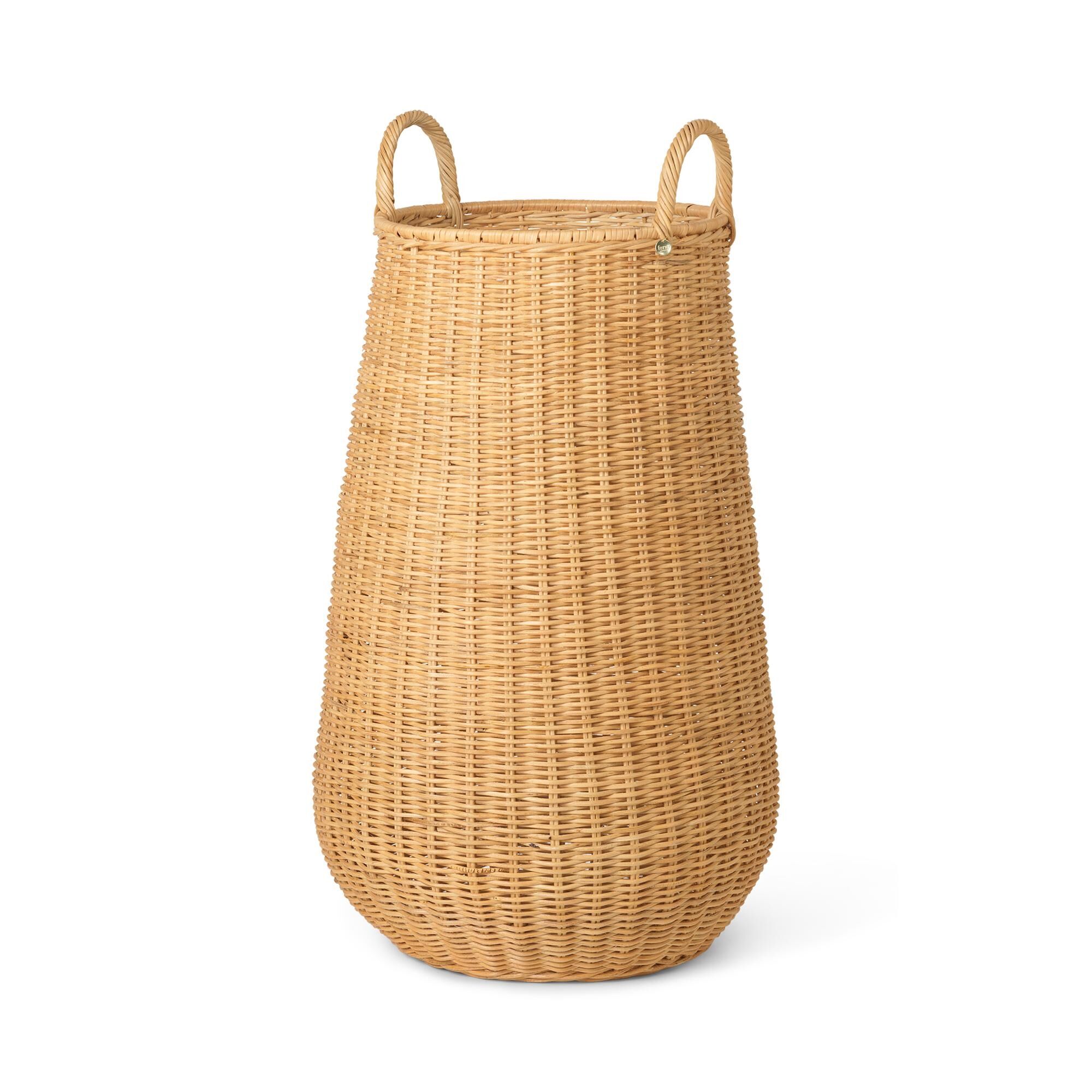 Panier à Linge Tressé Naturel