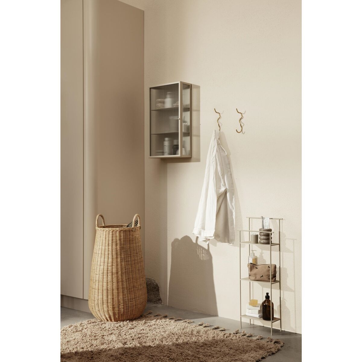 Braided Laundry Hamper Natural