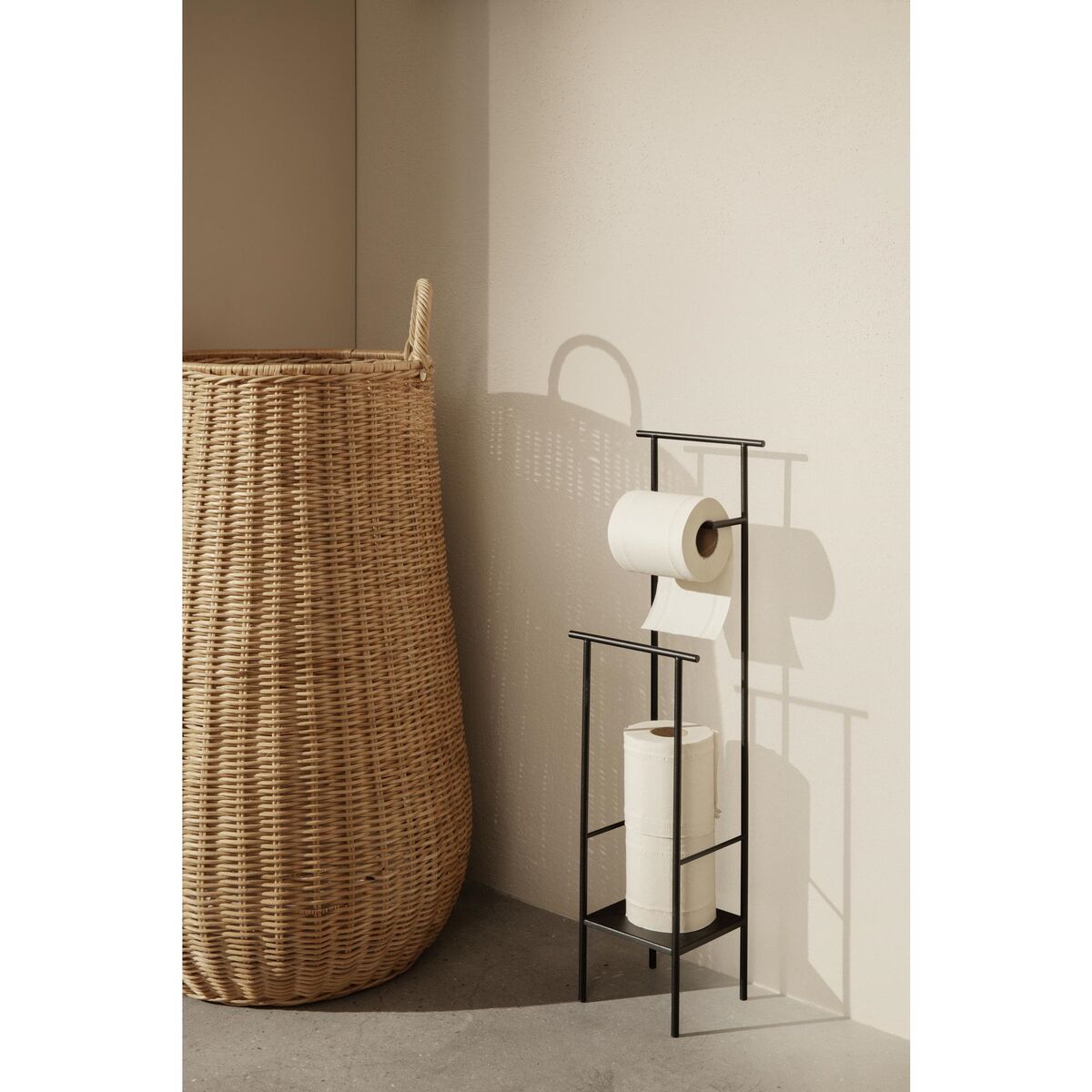 Braided Laundry Hamper Natural