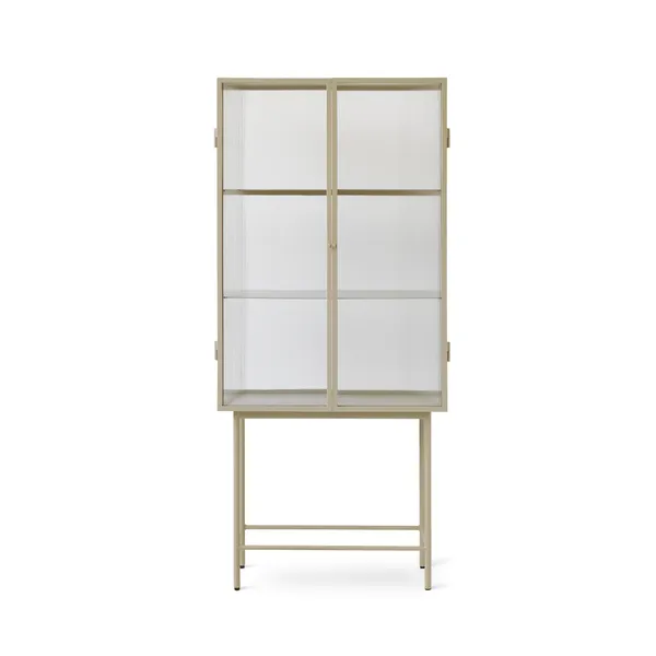 Haze Showcase Ribbed Glass Cashmere
