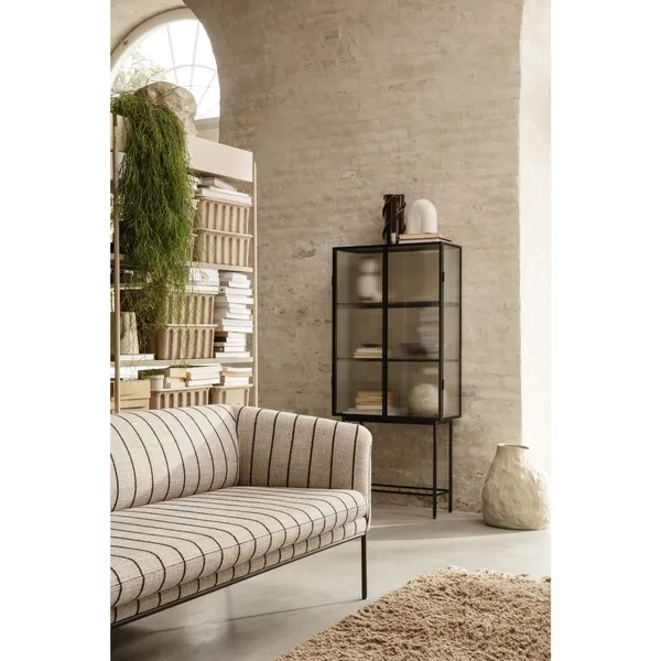 Haze Showcase Ribbed Glass Cashmere