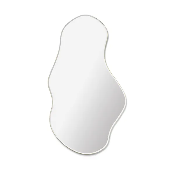 Pond Mirror Large Brass