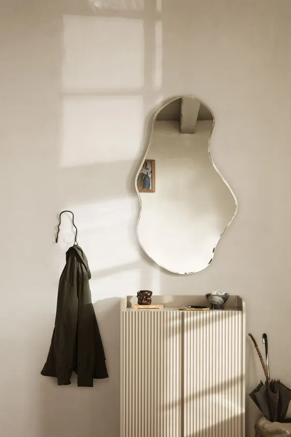Pond Mirror Large Brass
