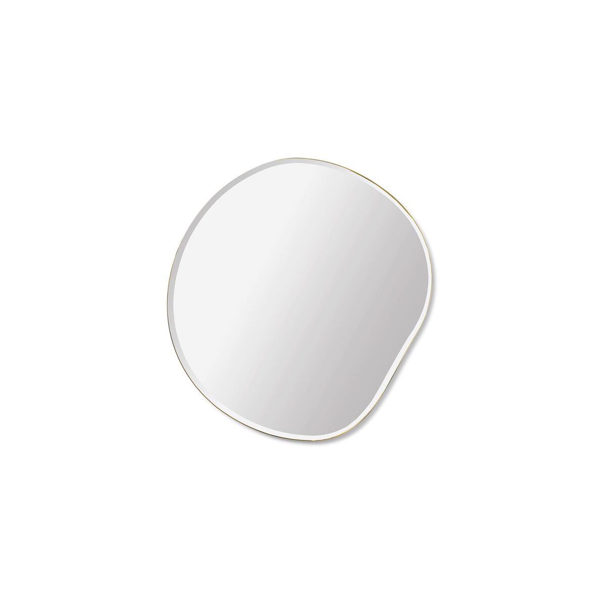 Pond Mirror Small Brass