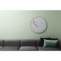 Retell Notice Board White Brass