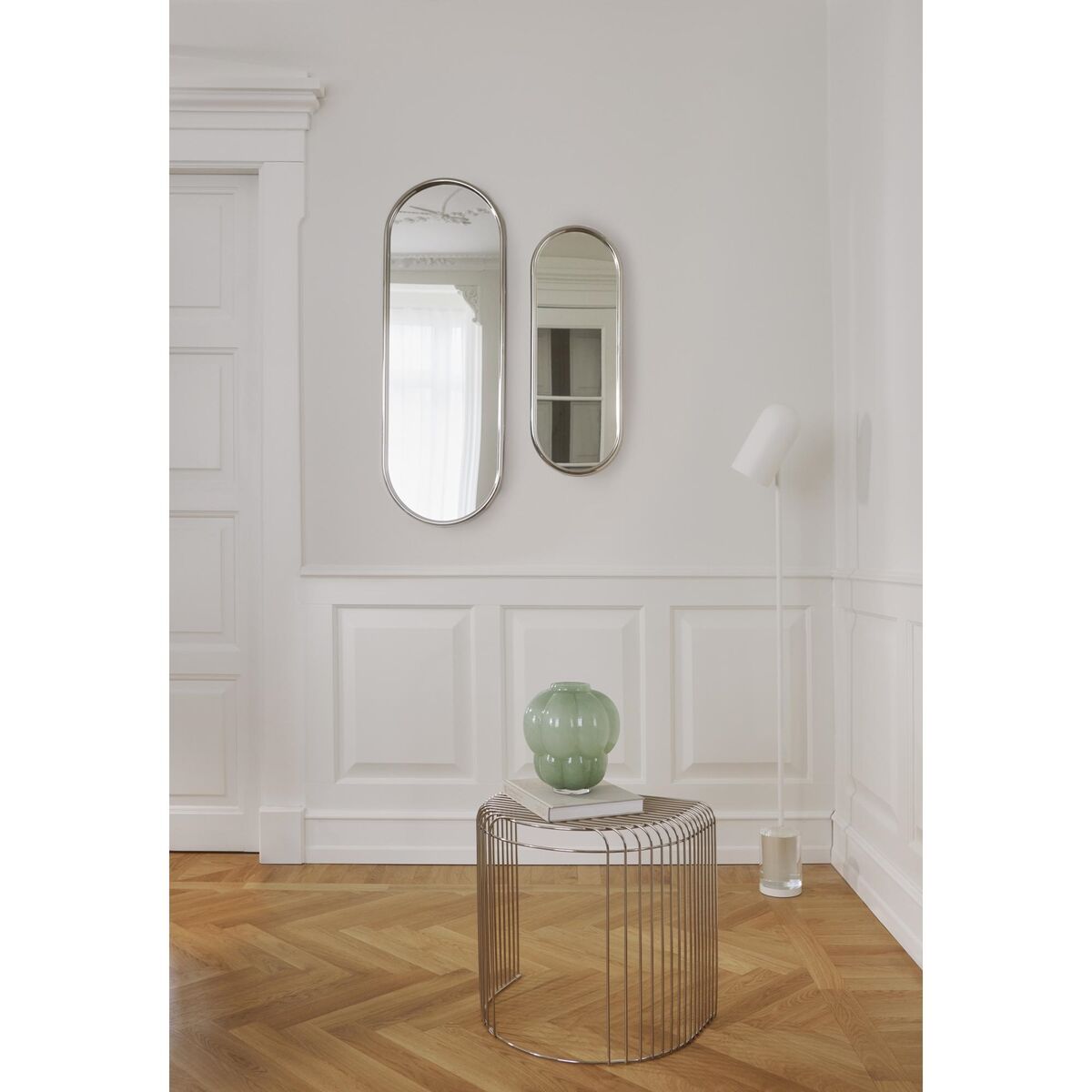ANGUI Lustro 108 cm Srebrny