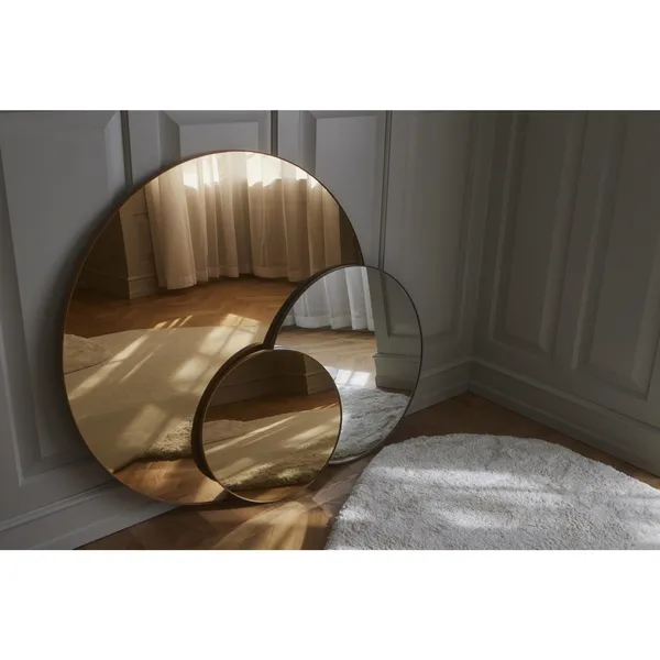 CIRCUM Mirror Ø50 Brown