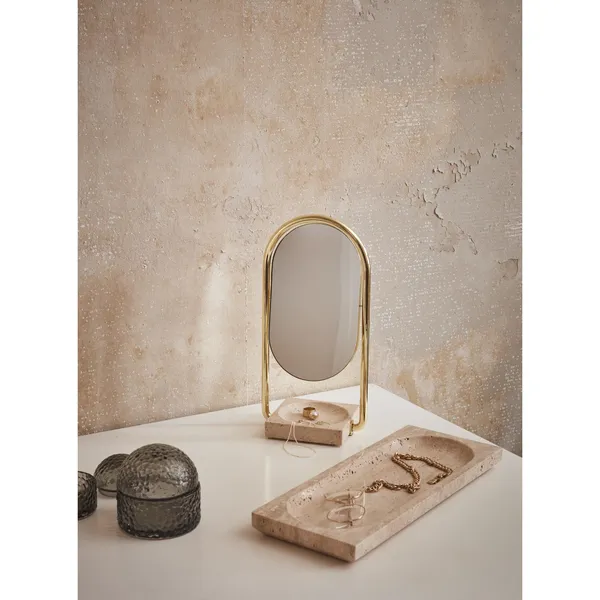 REGINA Dish 40 cm Travertine