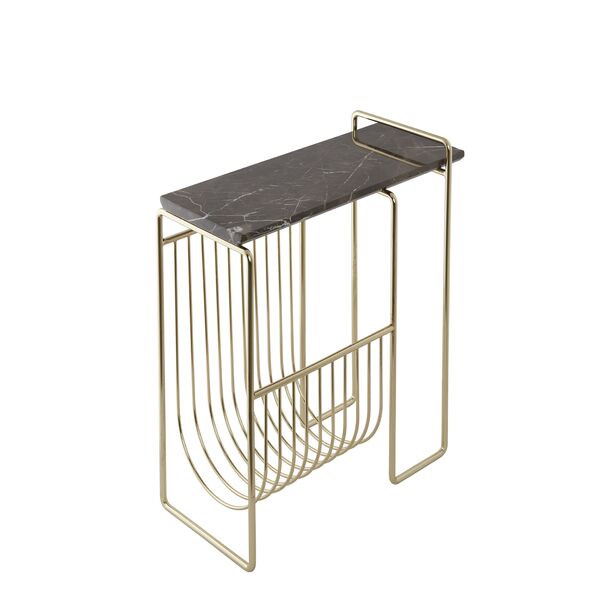 SINO Magazine Holder Gold/ Brown