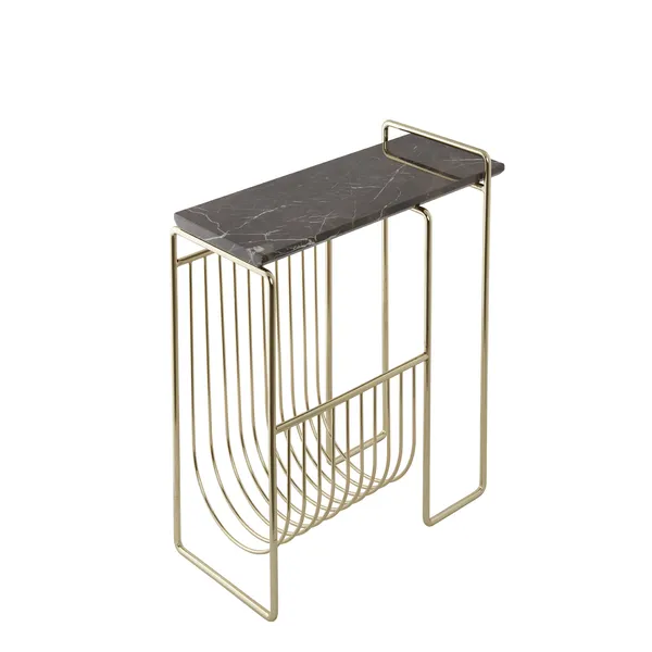 SINO Magasinholder Guld/Brun