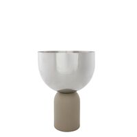 Sølv / Mørk beige