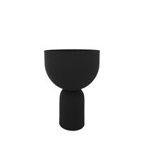 TORUS Blumentopf 22 cm Schwarz
