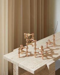 Lysestage H6,5 Rose Gold